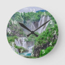 Buscar cascada relojes de pared Verde