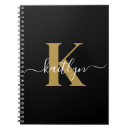 Buscar elegante cuadernos Dorado