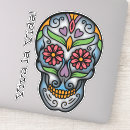 Buscar calavera pegatinas Cráneo de azúcar