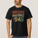 Buscar 1945 camisetas Impresionante desde 1945