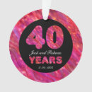 Buscar 40 o aniversario de boda adornos 40 años juntos