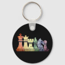 Buscar pieza de ajedrez llaveros Amante del ajedrez