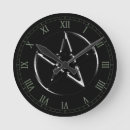 Buscar pentáculo relojes de pared Magia