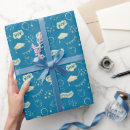 Buscar graduación papel de regalo Azul
