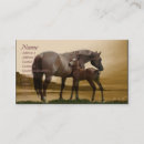 Buscar yegua tarjetas de visita Animales