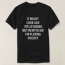 Buscar divertidas del hockey camisetas Humor