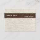 Buscar materia textil tarjetas de visita Perfil