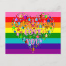 Buscar corazón de la bandera postales Orgullo