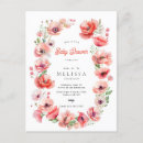 Buscar amapolas de la acuarela postales Floral