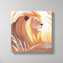 Buscar leones lienzos Safari