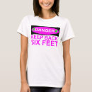 Buscar pies camisetas Advertencia