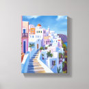 Buscar santorini lienzos Acuarela