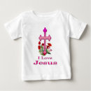 Buscar cruz bebe camisetas Religioso