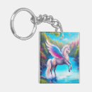 Buscar pegaso llaveros Blanco