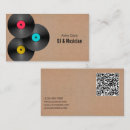 Buscar vinilo tarjetas de visita Productor de sonido vocalista