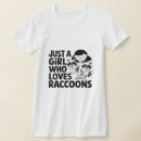 Buscar mapache lindo camisetas Para todos