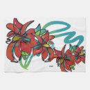 Buscar flores rojas paños de cocina General y unisex