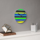 Buscar rayado relojes de pared Para todos