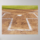 Buscar diamante de béisbol posters Verde