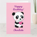 Buscar niños tarjetas de cumpleaños Panda