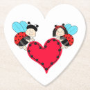 Buscar mariquita posavasos Rojo