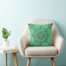 Buscar mandala colorida cojines Moderno