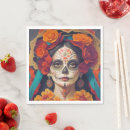Buscar catrina servilletas Día de los muertos