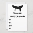 Buscar artes marciales invitaciones General y unisex