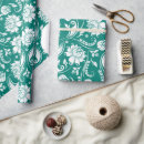 Buscar azules turquesas papel de regalo Floral