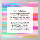 Buscar de la madre tierra posters Acuarela