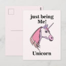 Buscar unicornio rosa postales Para ella