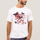 Buscar mariposa roja camisetas Rojo