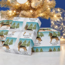 Buscar pastor alemán papel de regalo Navidad