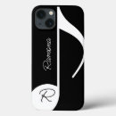 Buscar musical iphone fundas Blanco negro