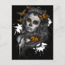 Buscar calaveras de azúcar postales Tatuaje