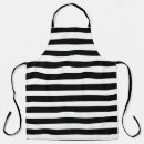 Buscar rayas negras delantales General y unisex