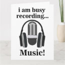 Buscar micrófono tarjetas Cantante