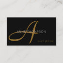 Buscar mayúsculas tarjetas de visita Elegante