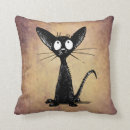 Buscar dibujos animados divertidos del gato cojines Gatos