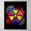 Buscar símbolo de radiación posters Radiología
