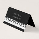 Buscar teclado musical tarjetas de visita Tienda de música