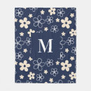 Buscar azul marino mantas Monogramado