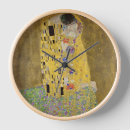 Buscar klimt el beso relojes de pared Pintar