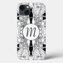 Buscar dibujo moderno iphone fundas Monograma