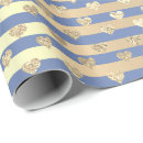 Buscar líneas azules papel de regalo Para ella