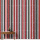 Buscar y rojo rayado arte Para ella