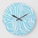 Buscar cebra relojes de pared Azul