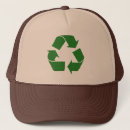 Buscar reciclar camionero gorras Verde