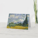 Buscar campos de trigo tarjetas Van gogh