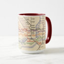 Buscar antiguos del mapa tazas El subterráneo